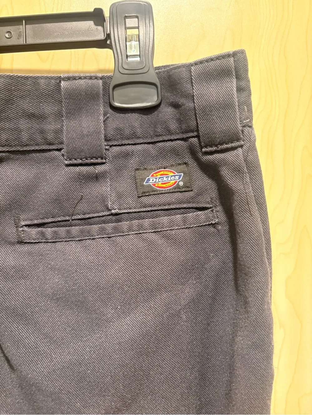 Dickies Black Straight Leg Chino Pants